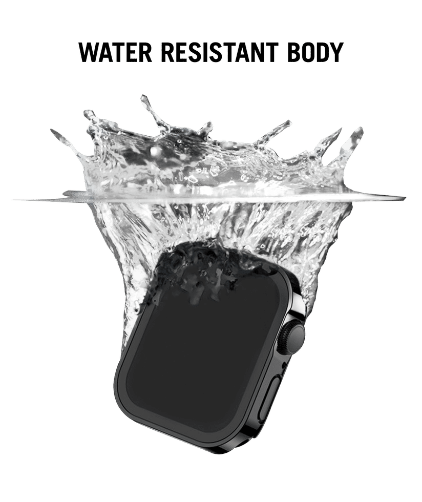 Blue Sleek Fit Apple Watch Series Case with Screen Protector (44mm