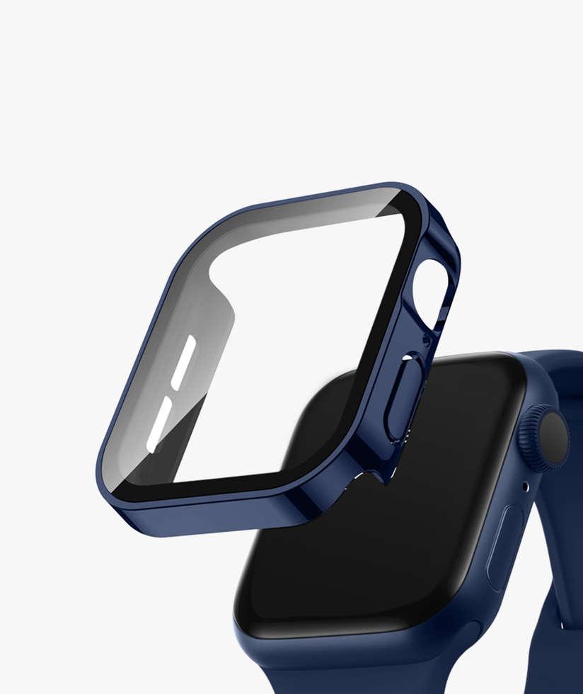 Blue Sleek Fit Apple Watch Series Case with Screen Protector (44mm) Buy At  DailyObjects