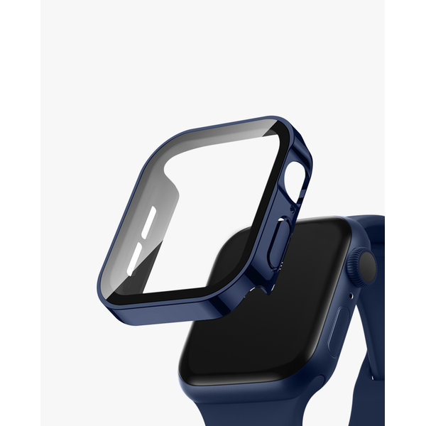 

Blue Sleek Fit Apple Watch Series Case with Screen Protector (44mm)