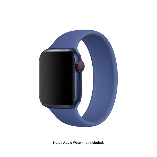 

Blue Solo Loop Silicone Apple WatchBand (42/44/45/49mm)