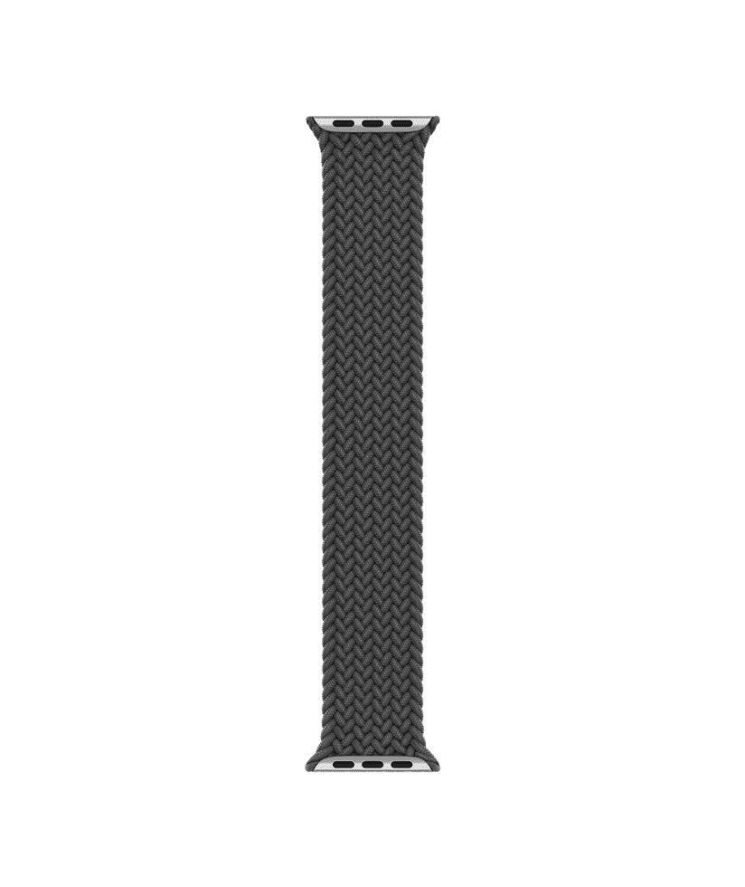 Charcoal Braided Solo Loop Apple WatchBand 42 44 45mm Buy At DailyObjects