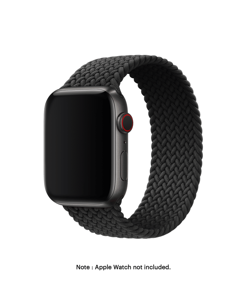 Charcoal Braided Solo Loop Apple WatchBand (42/44/45mm) Buy At