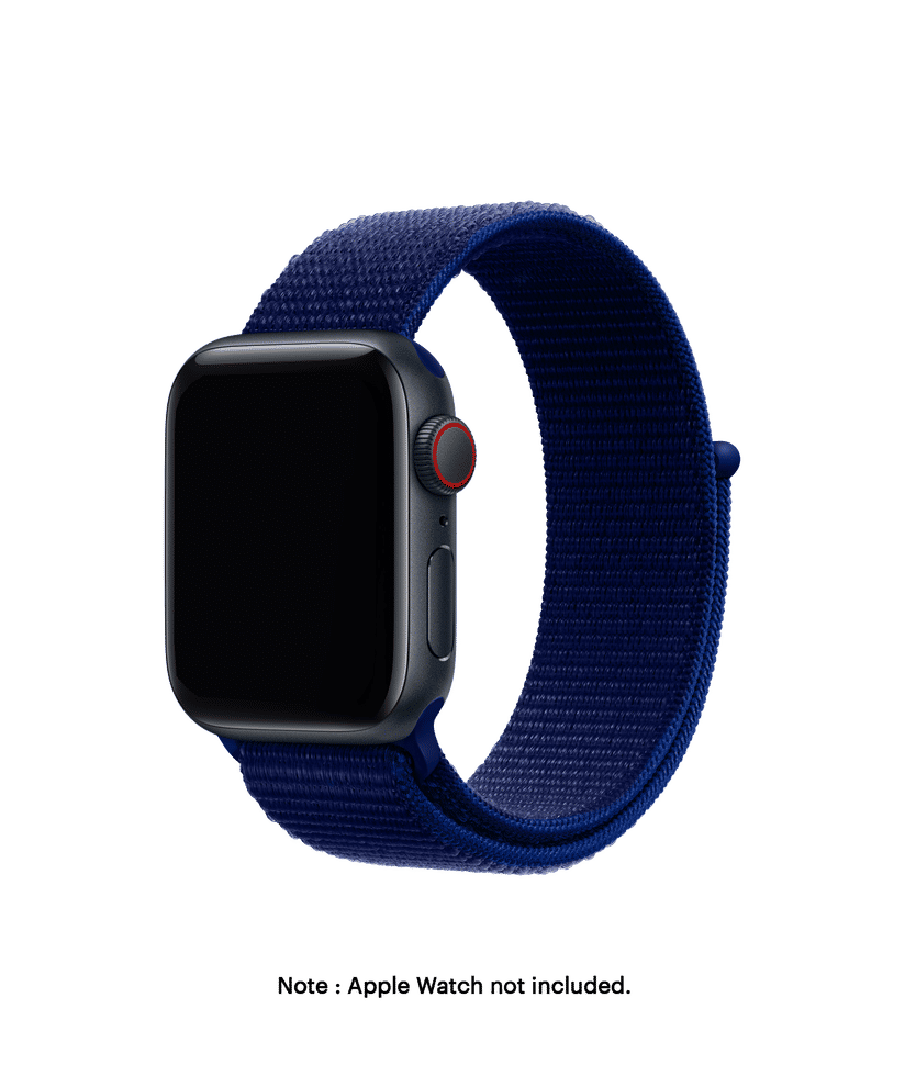 Cobalt Blue Nylon Loop Apple WatchBand (38/40/41mm) Buy At