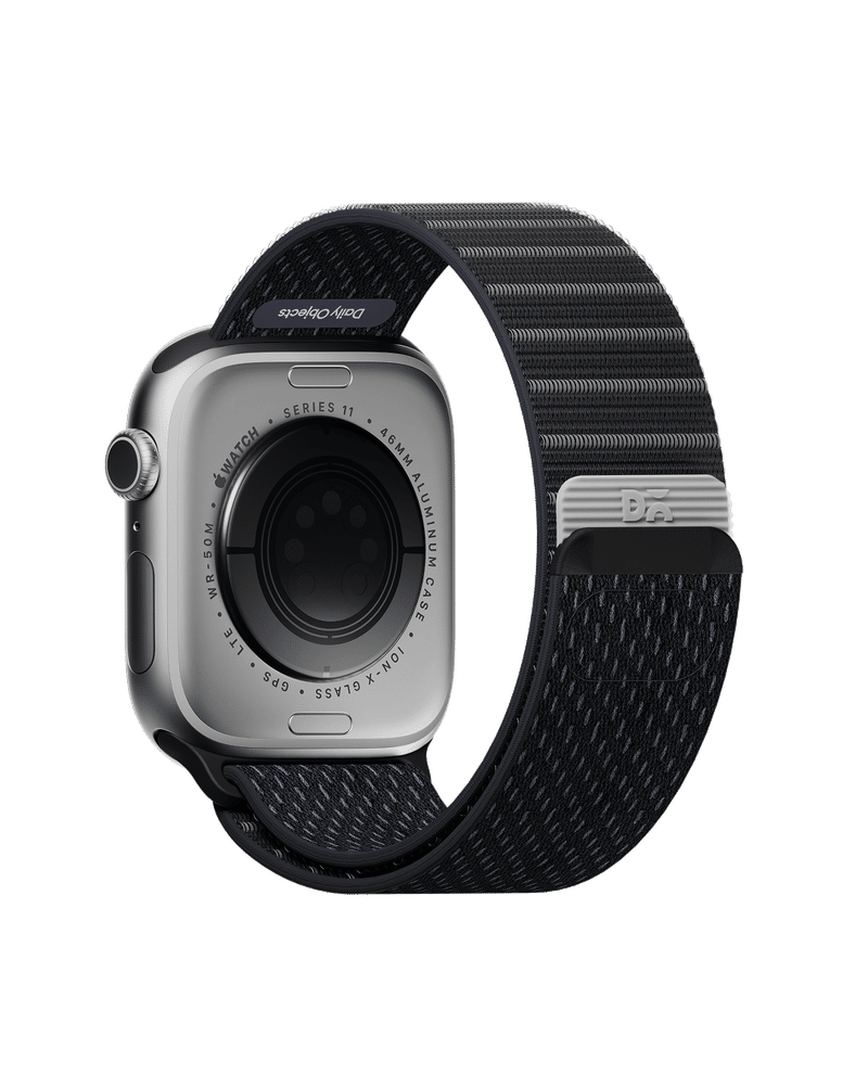 Cool Anthracite Track Nylon Apple Watch Band (38/40/41mm)