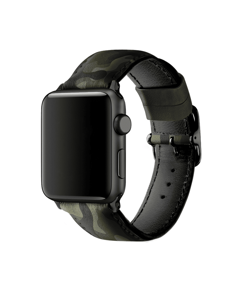 Black camo sale apple watch band