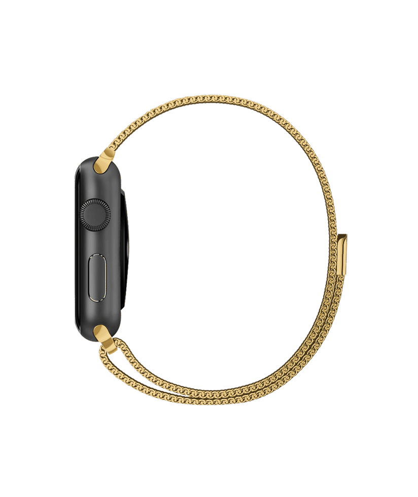 Gold Magnetic Milanese Loop Apple WatchBand (42/44mm) Buy At