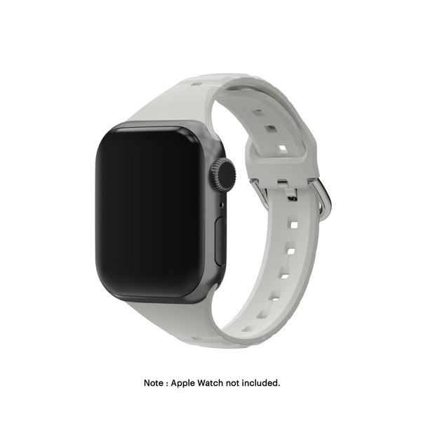 

Grey Ribbed Silicone Apple WatchBand (38/40/41mm)