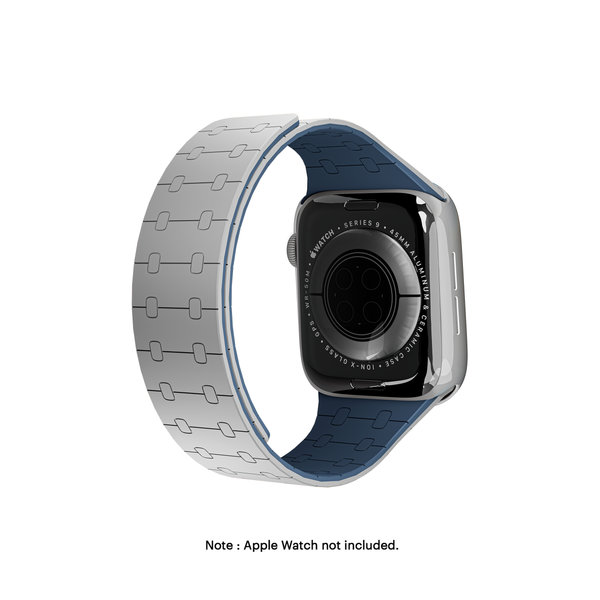 

Grey Velour Snap On Apple WatchBand (42/44/45/49mm)