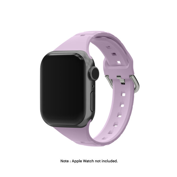

Lavender Ribbed Silicone Apple WatchBand (42/44/45/49mm)