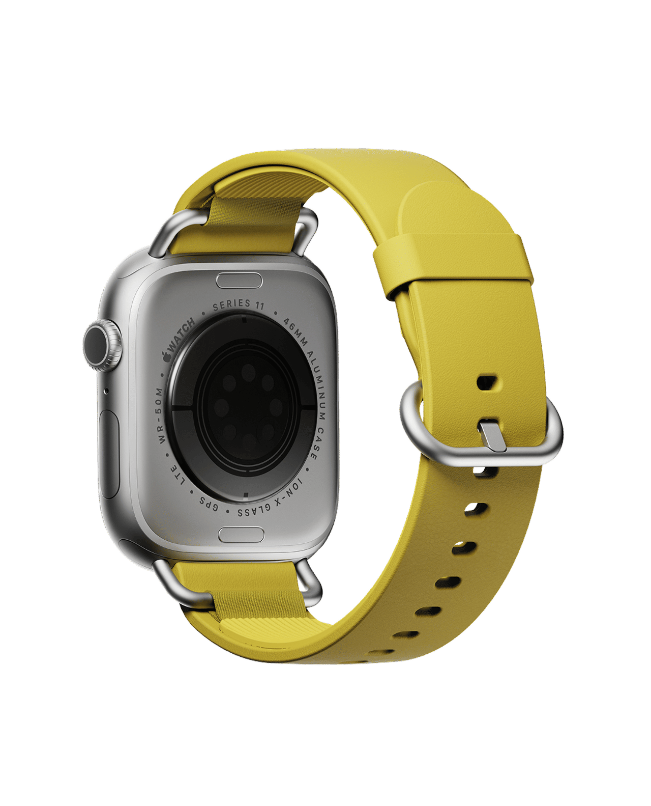 Lime Ellipse Leather Apple Watch Band (42/44/45/46/49mm)