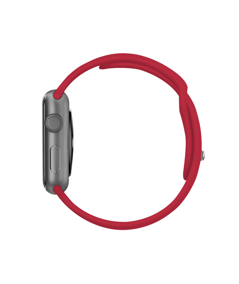 Maroon Silicone Apple WatchBand 42 44mm Buy At DailyObjects