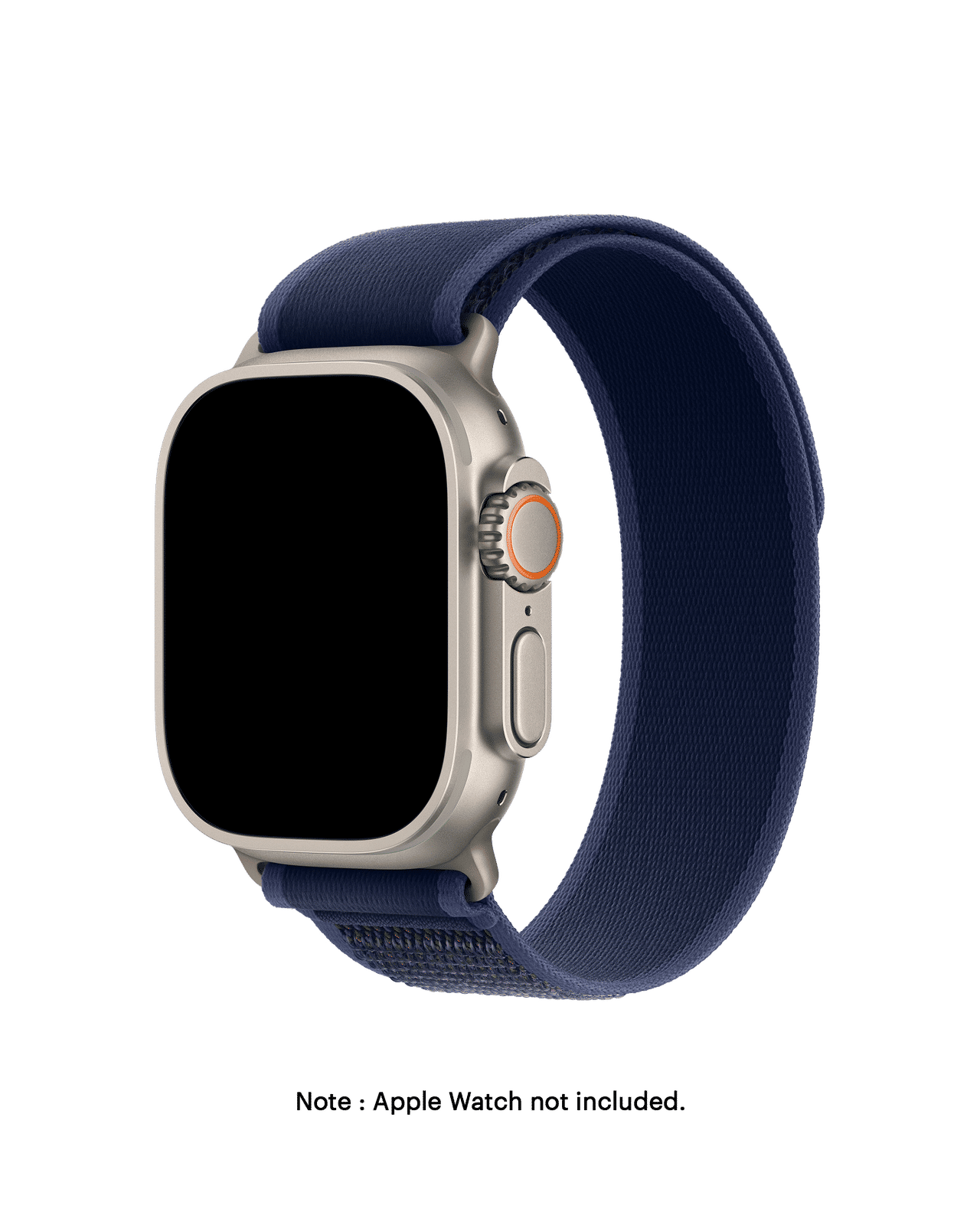 Midnight Blue Pull Tab Nylon Weave Apple WatchBand (38/40/41/42mm)