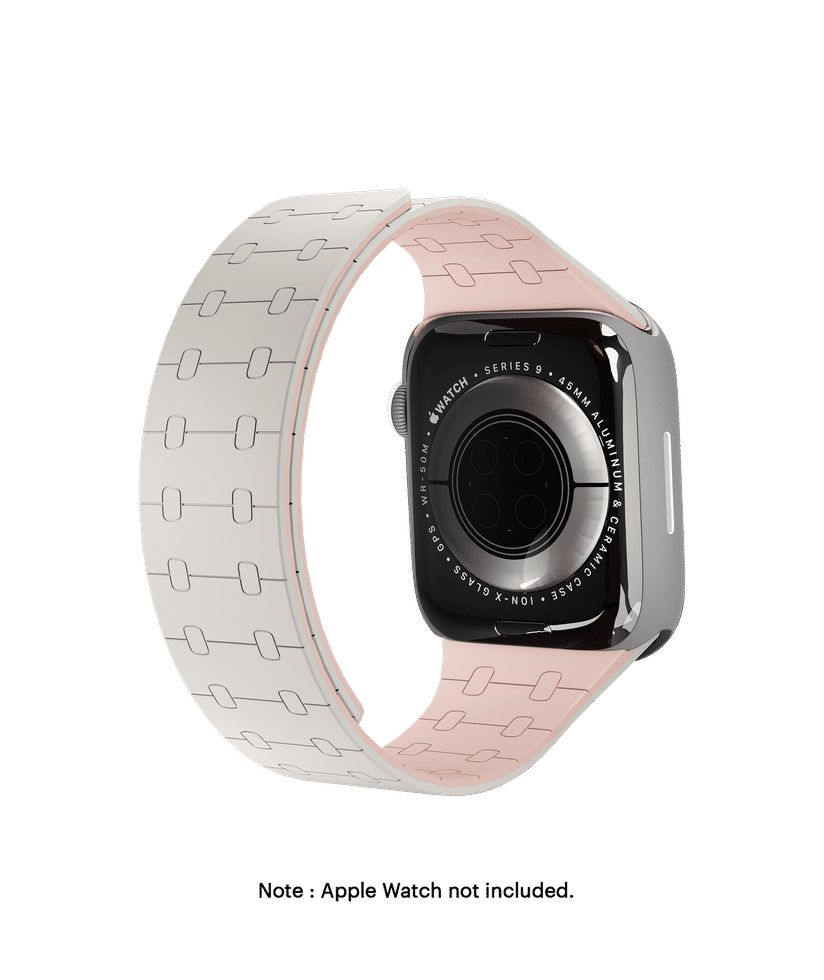 Moonbeam Velour Snap On Apple WatchBand (38/40/41mm) Buy At - Main Image