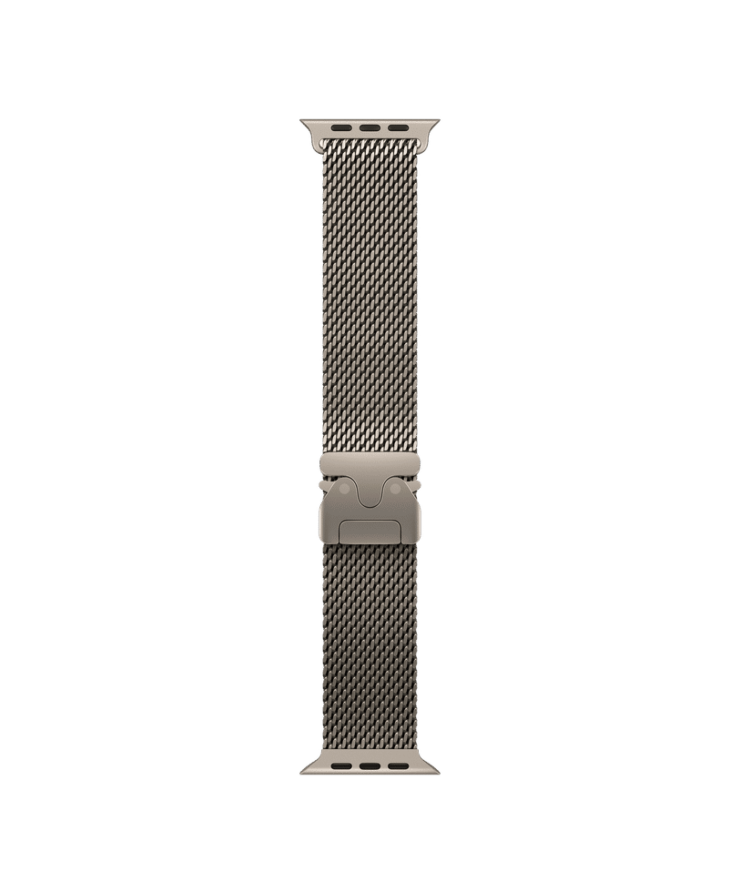 Natural Milanese Loop Apple WatchBand (42/44/45/49mm) Buy At