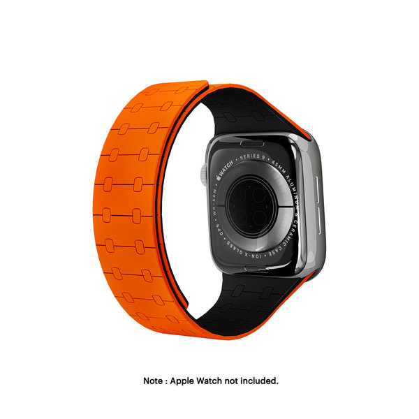 

Neon Orange Velour Snap On Apple WatchBand (38/40/41mm)
