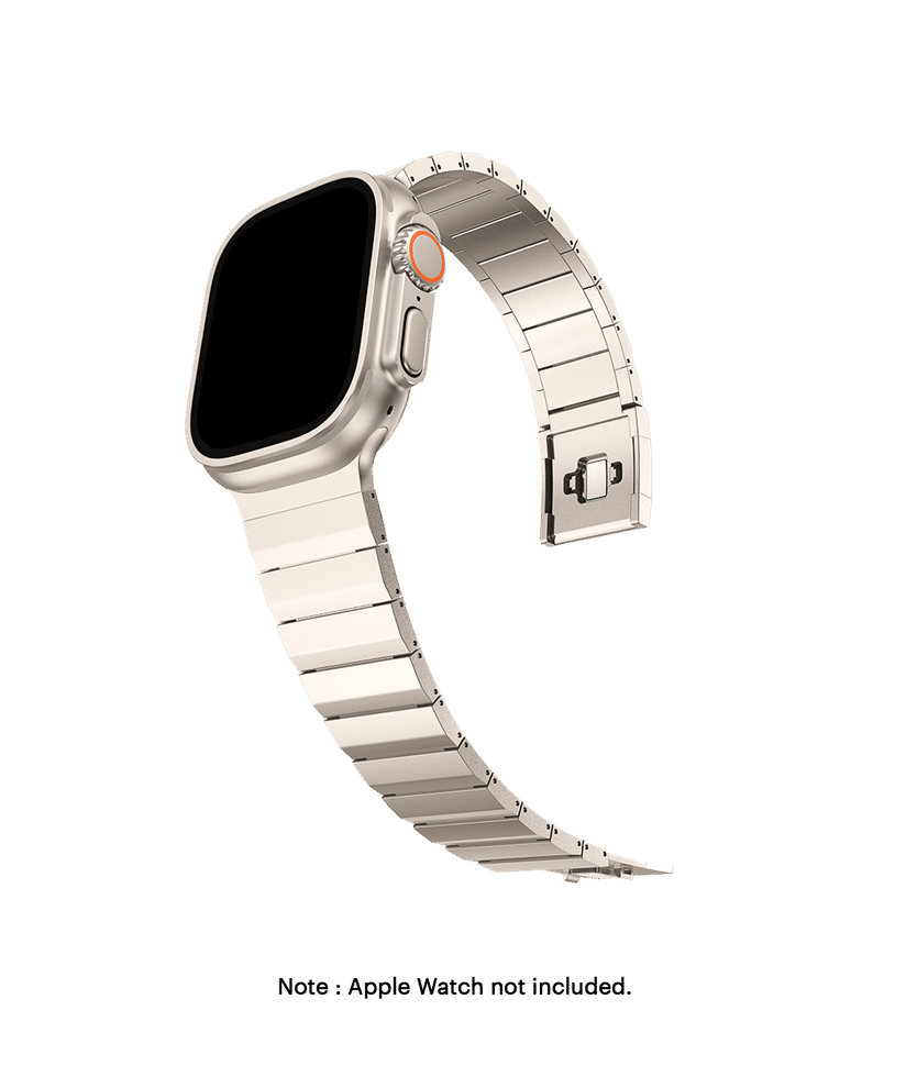 Nexus Titanium Apple WatchBand (42/44/45/46/49mm) Buy At DailyObjects