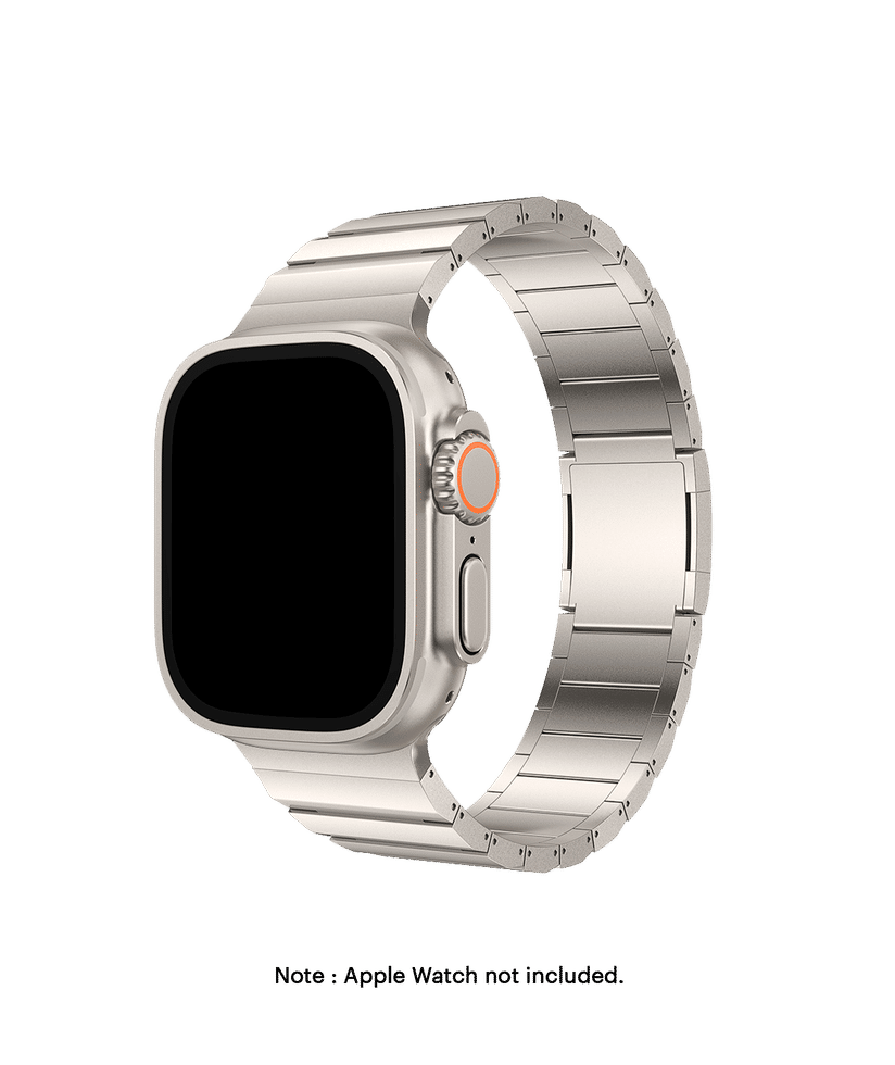 Ubuy Designer Watch Bands For Apple Watch Natural Titanium Apple