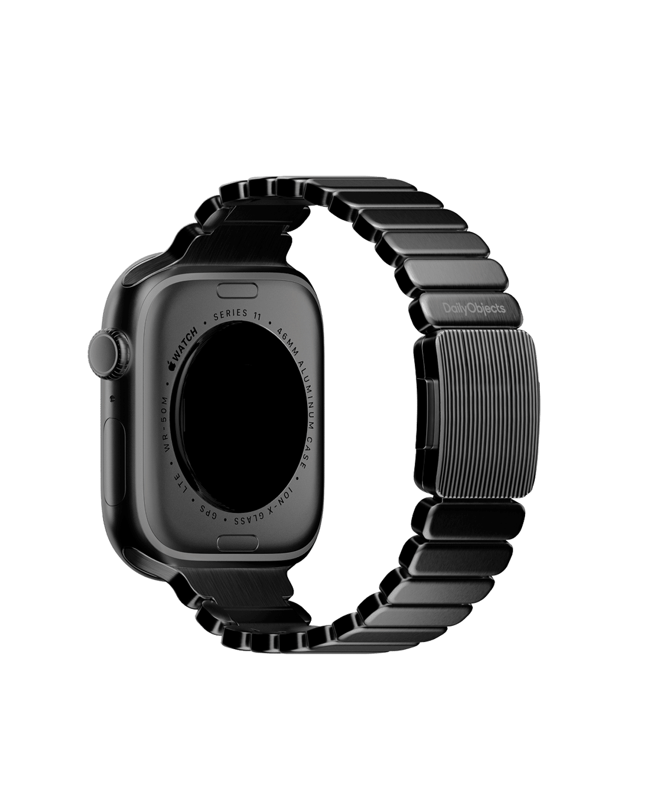 Noir Link Steel Apple Watch Band (38/40/41mm)