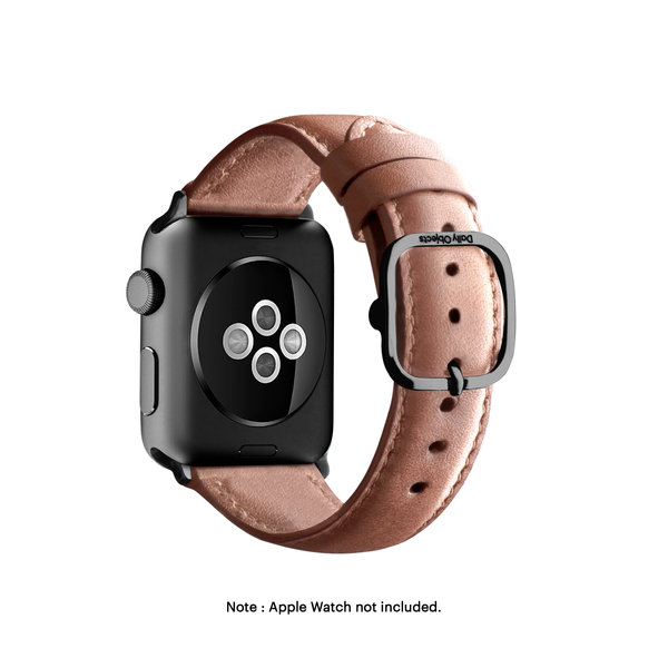 

Nude Napa Leather Apple WatchBand (Black 42/44/45/49mm)