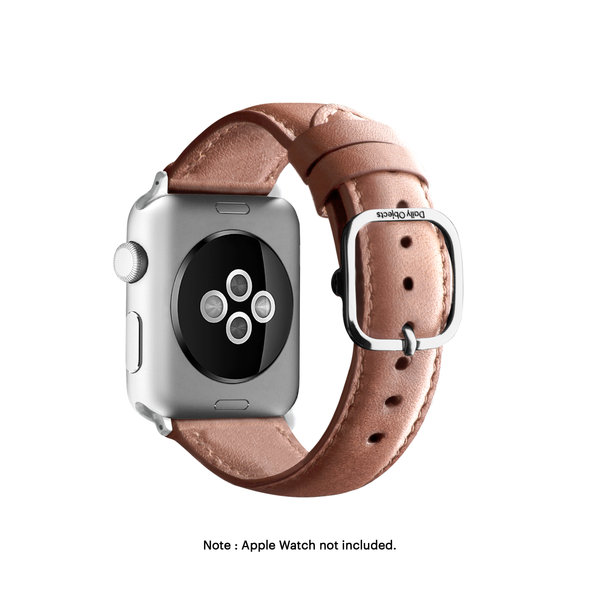 

Nude Napa Leather Apple WatchBand (Silver 42/44/45/49mm)