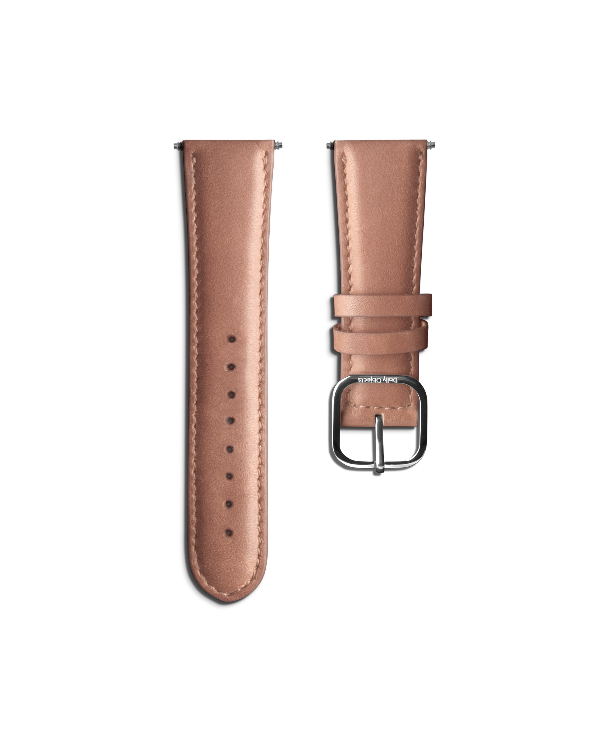 Dark Brown Leather 24 mm Watch Strap