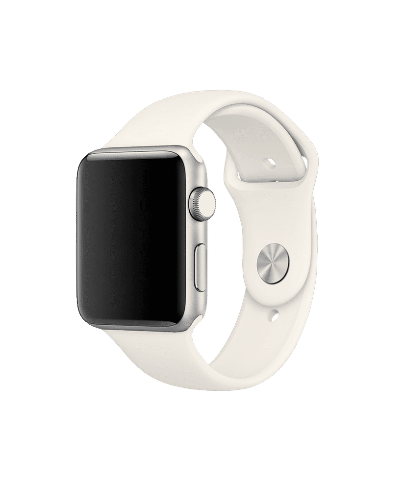 Off White Silicone Apple WatchBand 38 40mm Buy At DailyObjects