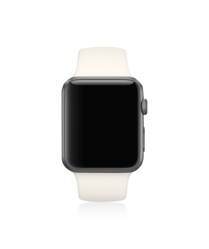 Off White Silicone Apple WatchBand 38 40mm Buy At DailyObjects
