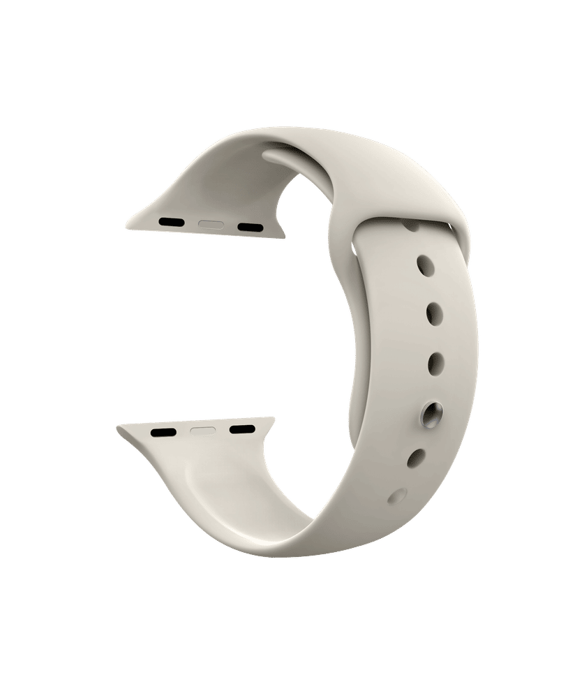 Off White Silicone Apple WatchBand (38/40mm) Buy At DailyObjects