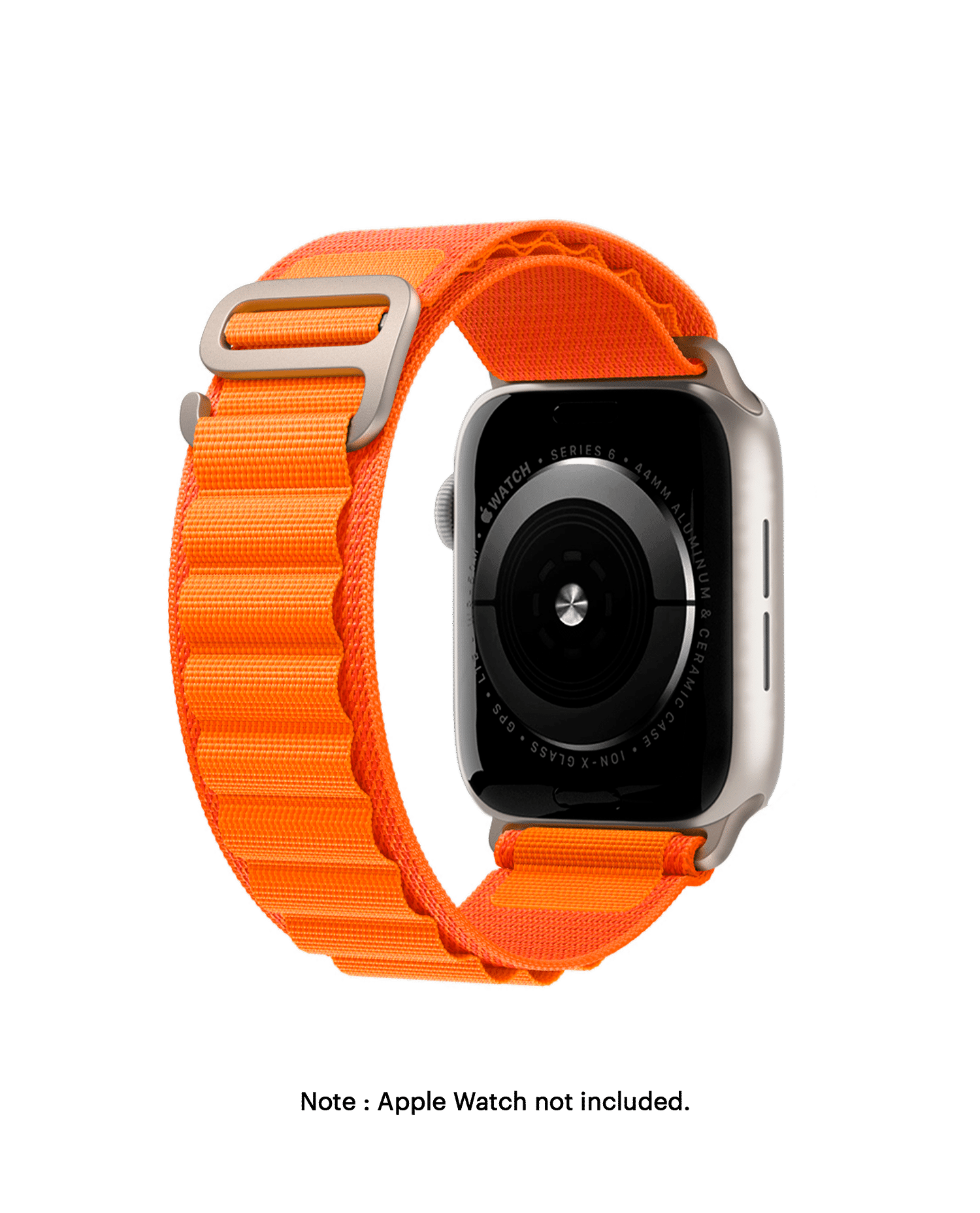 Double Loop Apple Watch Band - Bright Orange