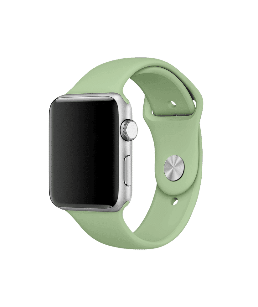 Pastel Green Silicone Apple WatchBand 38 40mm Buy At DailyObjects