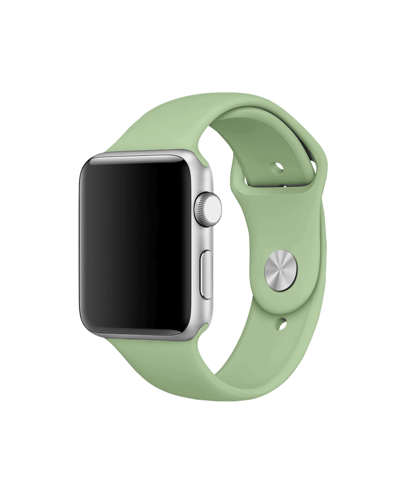 Pastel Green Silicone Apple WatchBand (42/44mm) Buy At DailyObjects