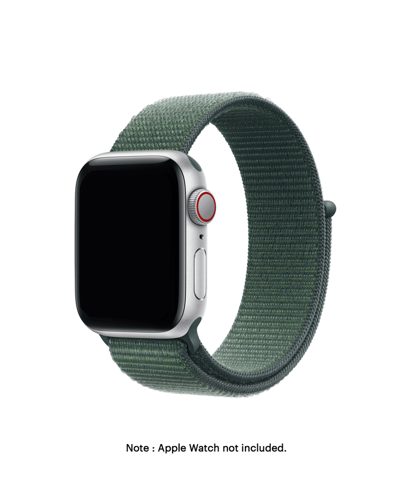 Pine Green Nylon Loop Apple WatchBand (42/44/45/49mm) Buy At