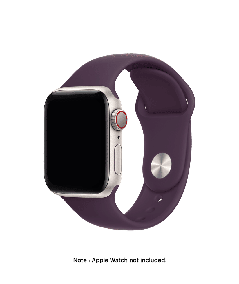 Plum Silicone Apple WatchBand (42/44/45/49mm) Buy At DailyObjects