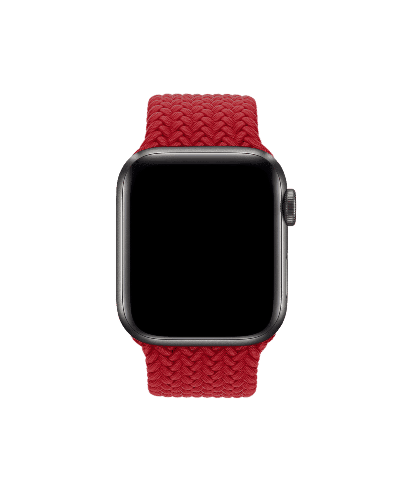 Braided solo loop red store