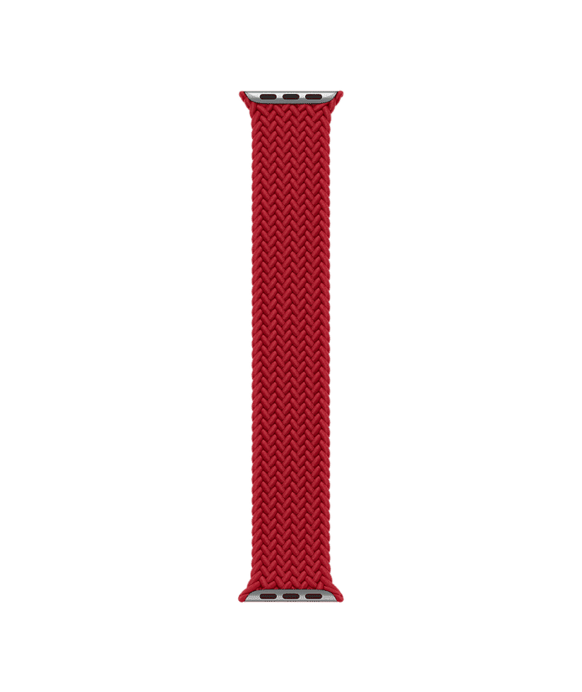 Red Braided Solo Loop Apple WatchBand 38 40mm Buy At DailyObjects