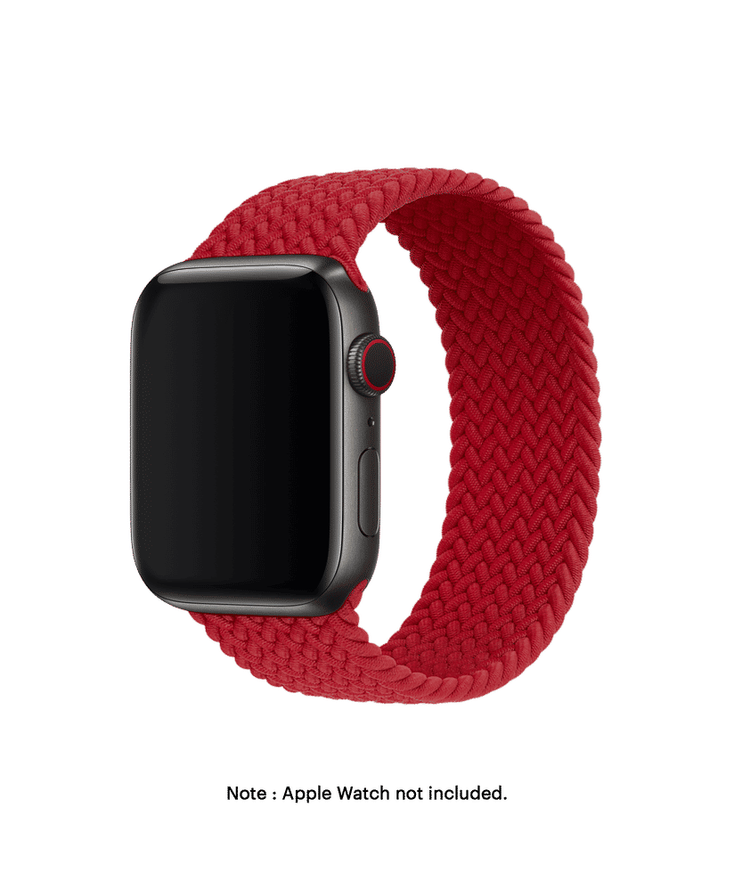 Red braided solo loop store