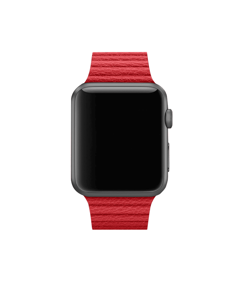 Apple watch best sale red sport loop