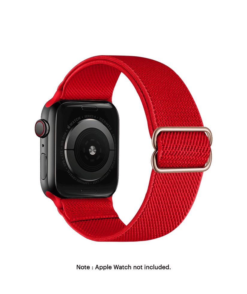 Red nylon apple outlet watch band
