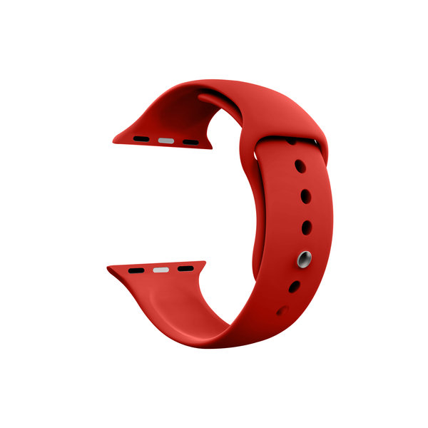 Red Silicone Apple WatchBand (38/40/41mm)