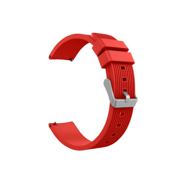 

Red Silicone WatchBand for Samsung/OnePlus/Fitbit Smartwatches (20mm)