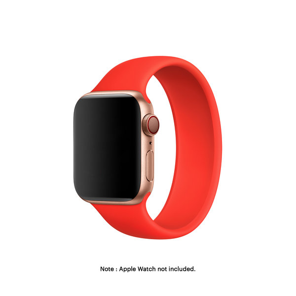 

Red Solo Loop Silicone Apple WatchBand (42/44/45/49mm)