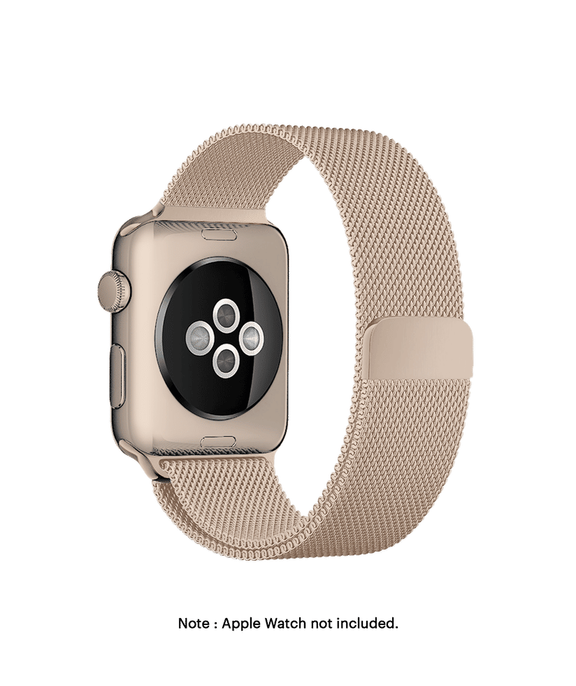 Rose Gold Magnetic Milanese Loop Apple WatchBand (38/40/41/Series10/11 42mm)