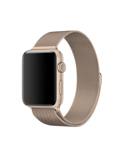 Rose Gold Magnetic Milanese Loop Apple WatchBand (42/44/45/49mm) by DailyObjects