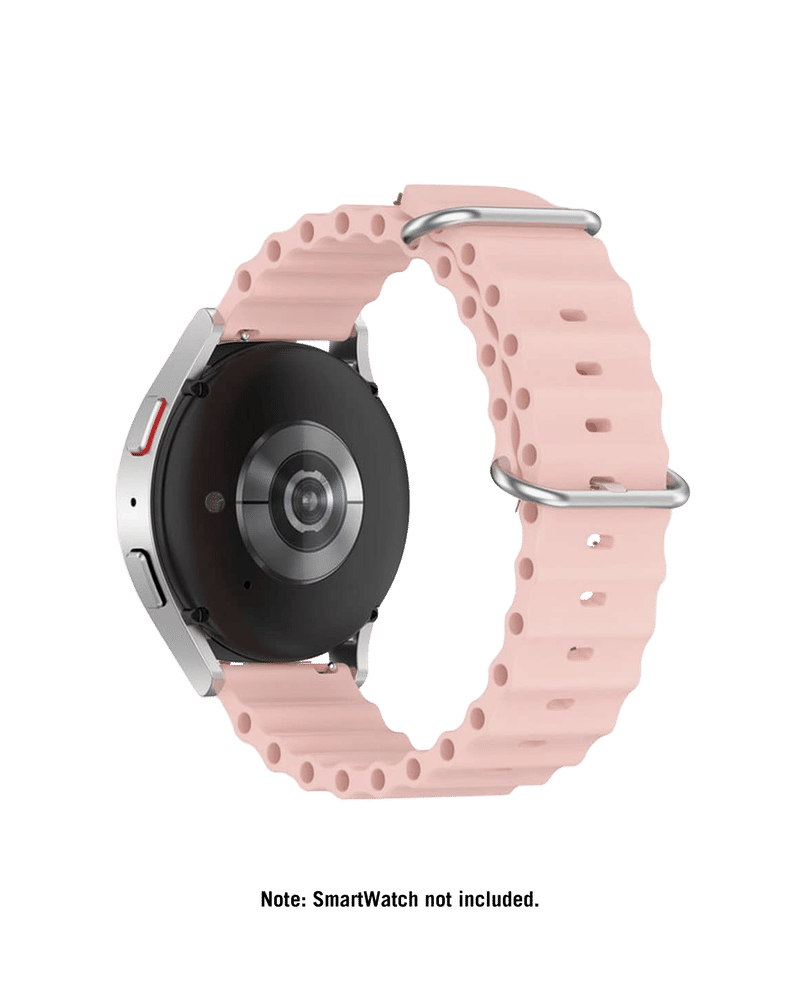 Sand Pink Beat Universal WatchBand for Samsung/OnePlus/Fitbit Smartwatches (20mm)