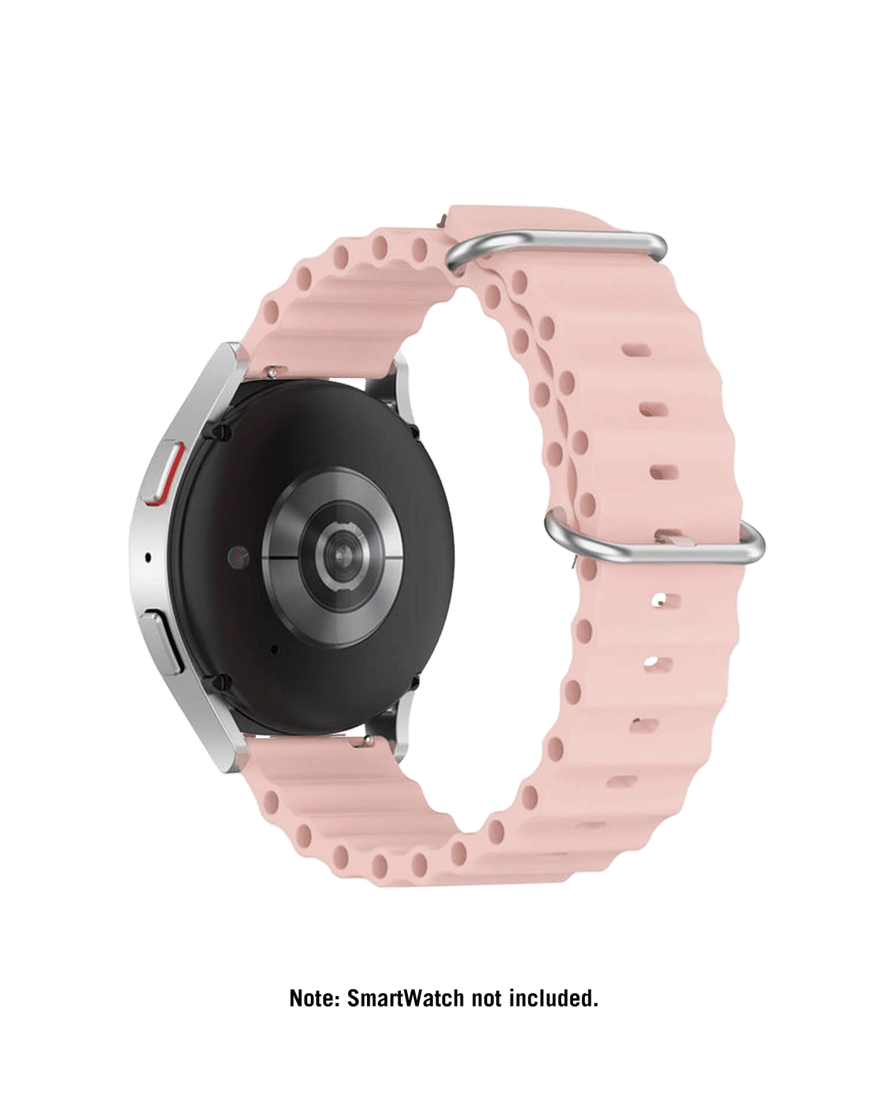 Sand Pink Beat Universal WatchBand for Samsung/OnePlus/Fitbit Smartwatches (22mm)