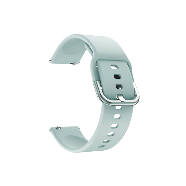 

Sea Green Silicone Buckle WatchBand for Samsung/OnePlus/Fitbit Smartwatches (20mm)