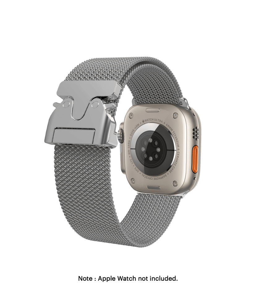 Siliver Milanese Loop Apple WatchBand (38/40/41mm) Buy At