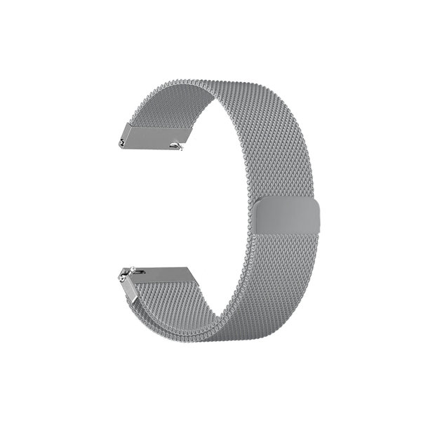 

Silver Milanese Loop WatchBand for Samsung/OnePlus/Fitbit Smartwatches (20mm)