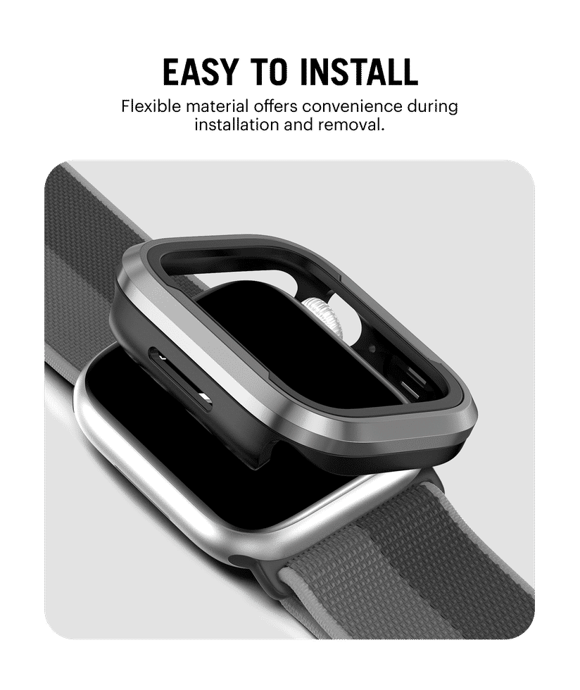 Silver Tough Fit Apple Watch Series Case 44mm Buy At DailyObjects