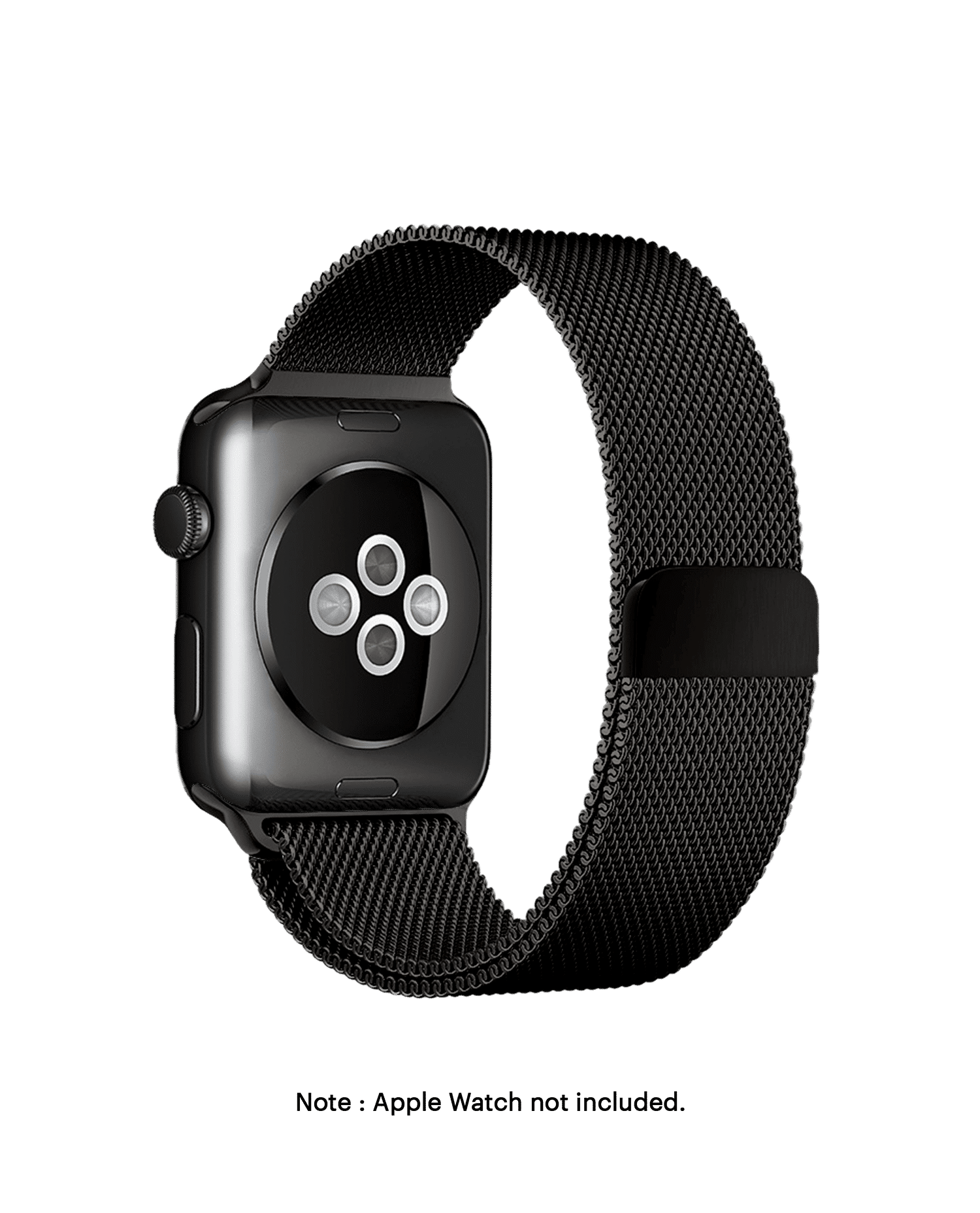 Space Black Magnetic Milanese Loop Apple WatchBand 42 44mm Buy At DailyObjects